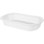 Duni GmbH Biokunststoff miska Take-Away Biela (250x159x43 mm, 246 kusov) je biela, obdĺžniková, biologicky odbúrateľná potravinová miska so zvýšeným okrajom - ideálna pre ekologické obaly na jedlo so sebou.