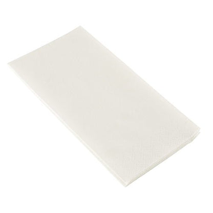 Stoh PAPSTAR servítok 2-vrstvové, 33x33 cm, biele, s horným preložením (250 kusov) od PAPSTAR GmbH je úhľadne zložený do obdĺžnikov a umiestnený na bielom pozadí.