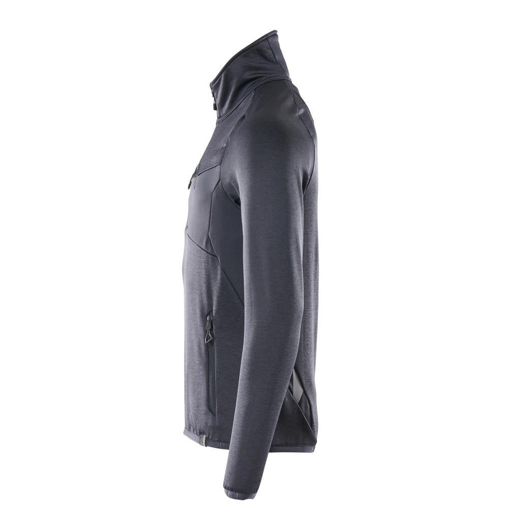 Flísový sveter s krátkym zipsom z mikroflísu