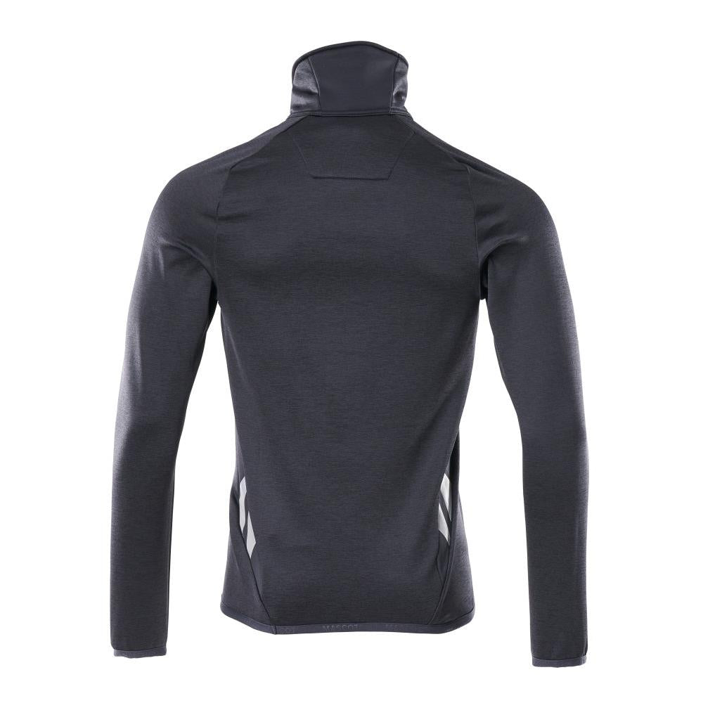 Flísový sveter s krátkym zipsom z mikroflísu