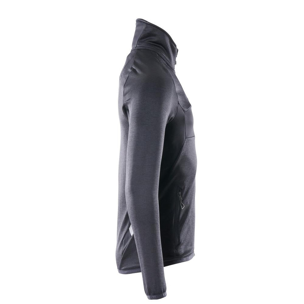 Flísový sveter s krátkym zipsom z mikroflísu