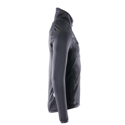 Flísový sveter s krátkym zipsom z mikroflísu