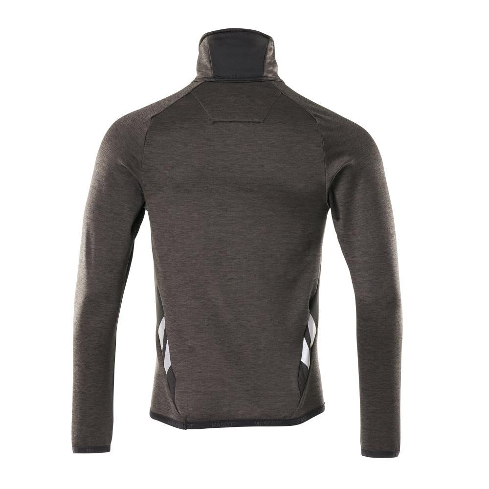 Flísový sveter s krátkym zipsom z mikroflísu