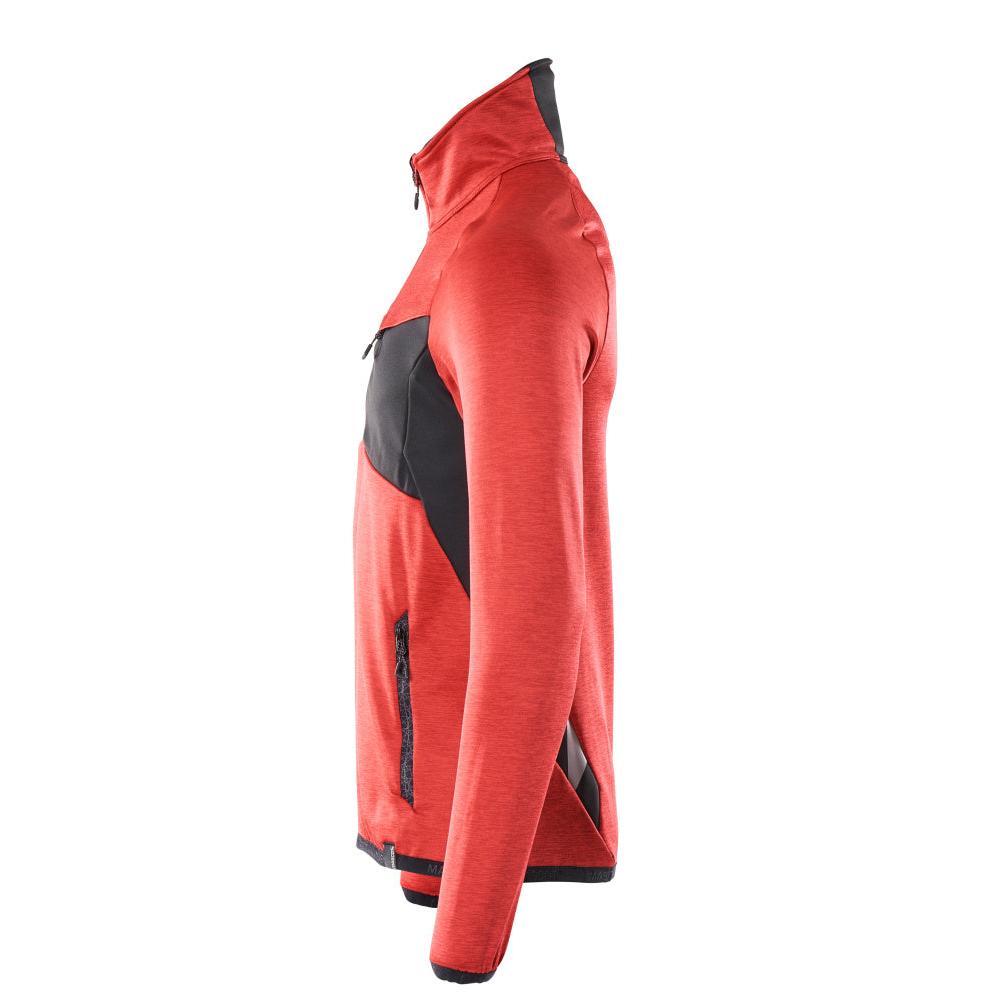 Flísový sveter s krátkym zipsom z mikroflísu