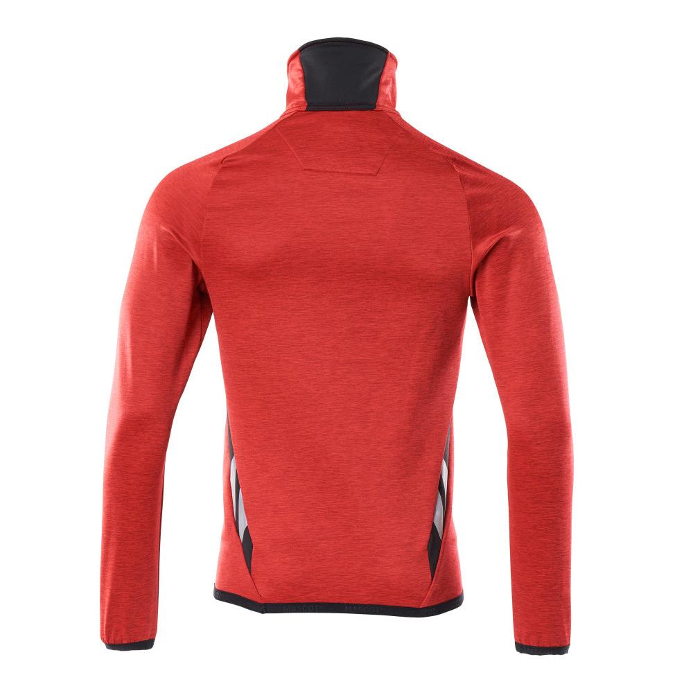 Flísový sveter s krátkym zipsom z mikroflísu