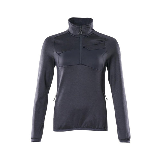 Fleece sveter s krátkym zipsom, dámska mikroflísová bunda
