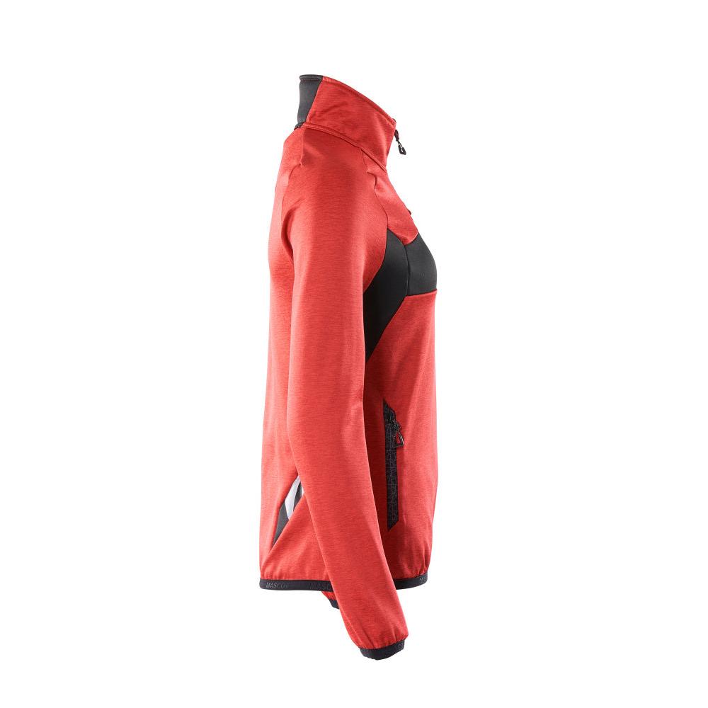 Fleece sveter s krátkym zipsom, dámska mikroflísová bunda