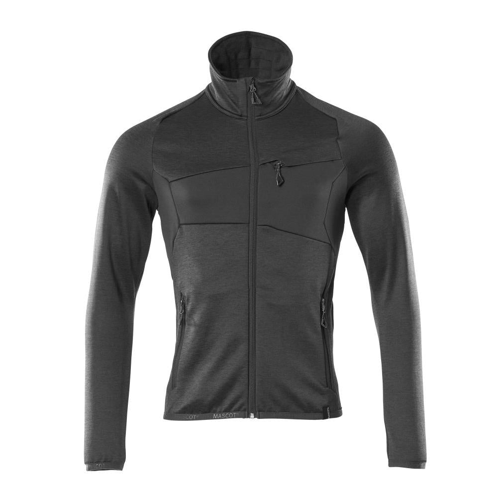 Flísový pulóver s mikroflísovou bundou na zips