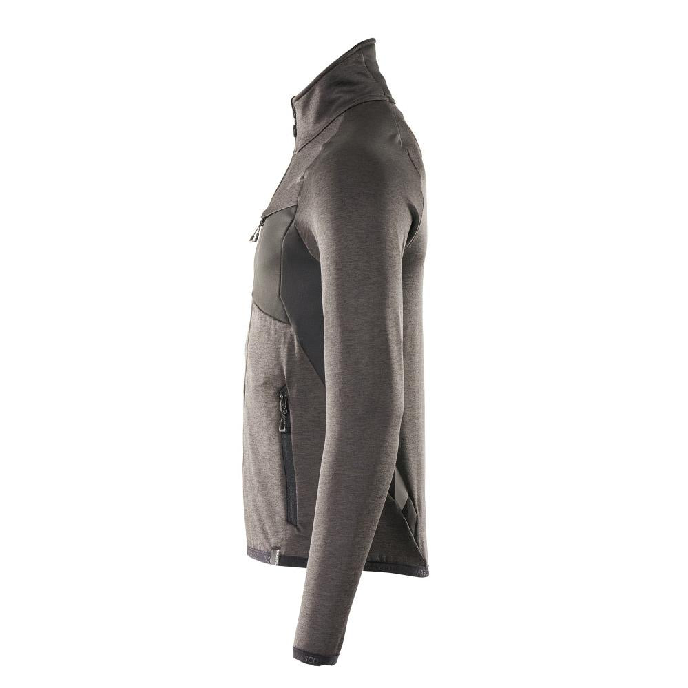Flísový pulóver s mikroflísovou bundou na zips