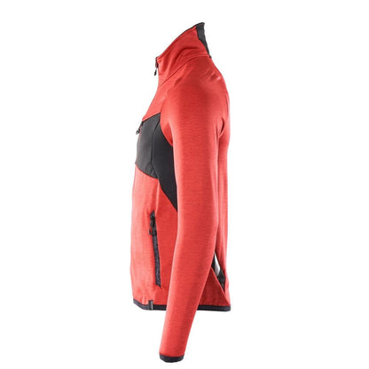 Flísový pulóver s mikroflísovou bundou na zips