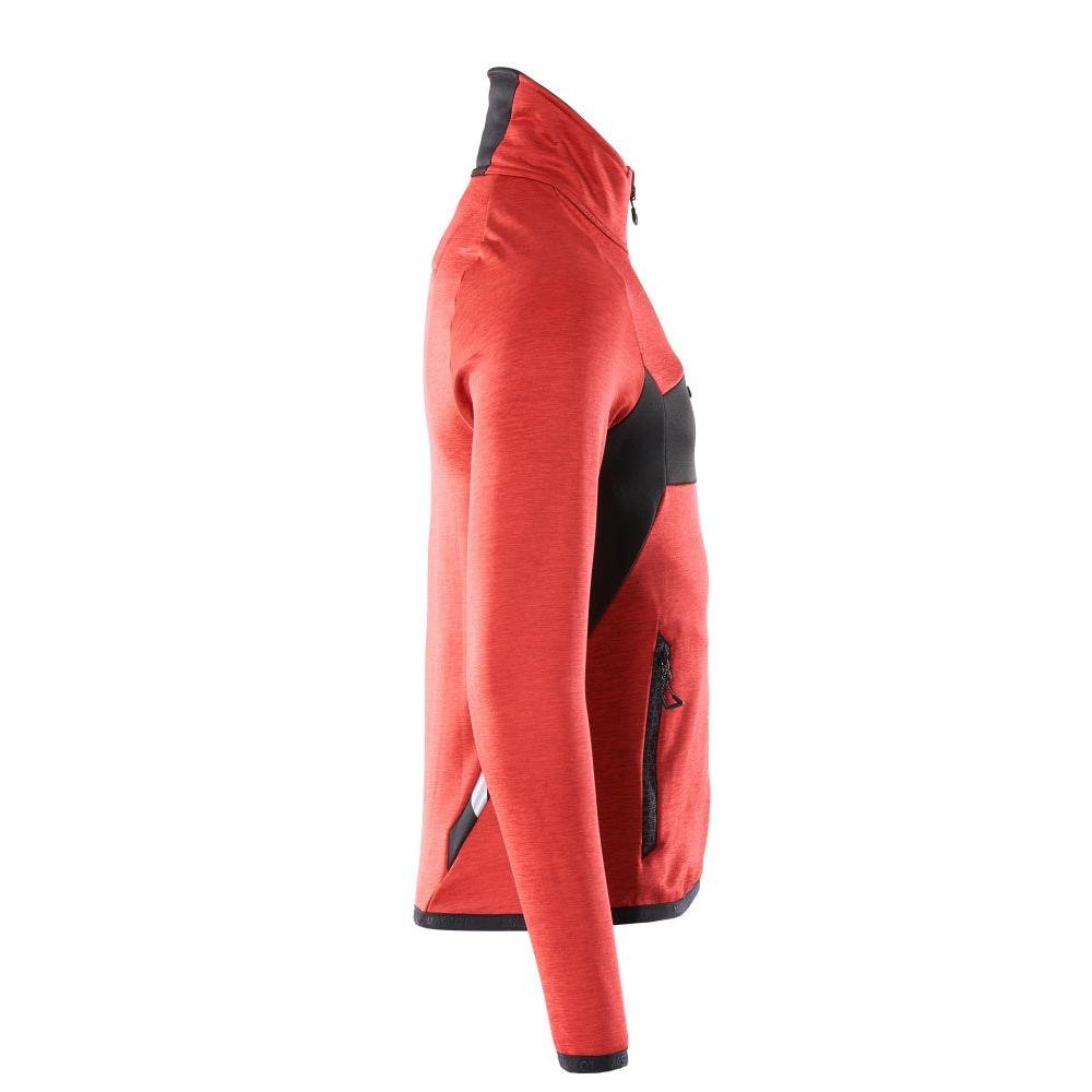 Flísový pulóver s mikroflísovou bundou na zips
