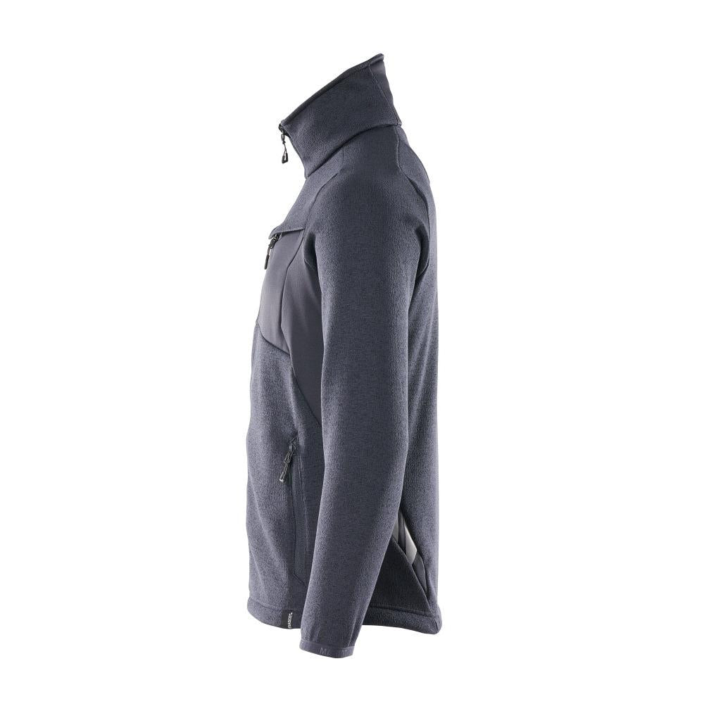 Pletený sveter so zapínaním na zips