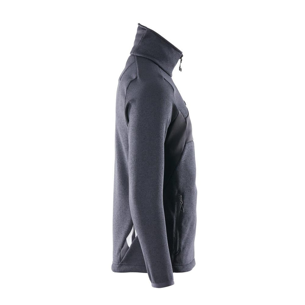 Pletený sveter so zapínaním na zips