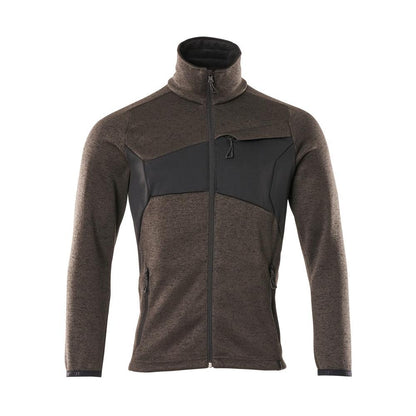 Pletený sveter so zapínaním na zips