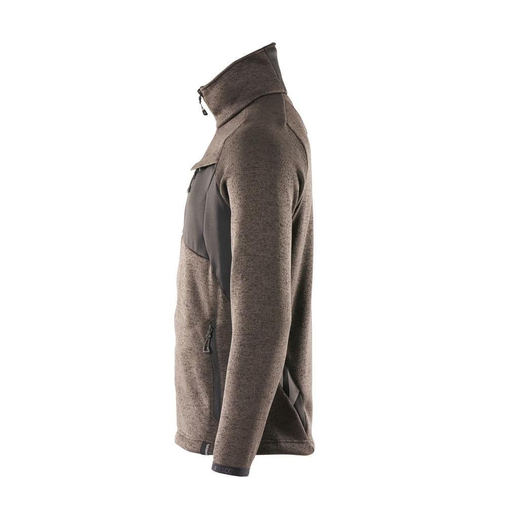 Pletený sveter so zapínaním na zips