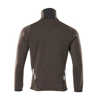 Pletený sveter so zapínaním na zips