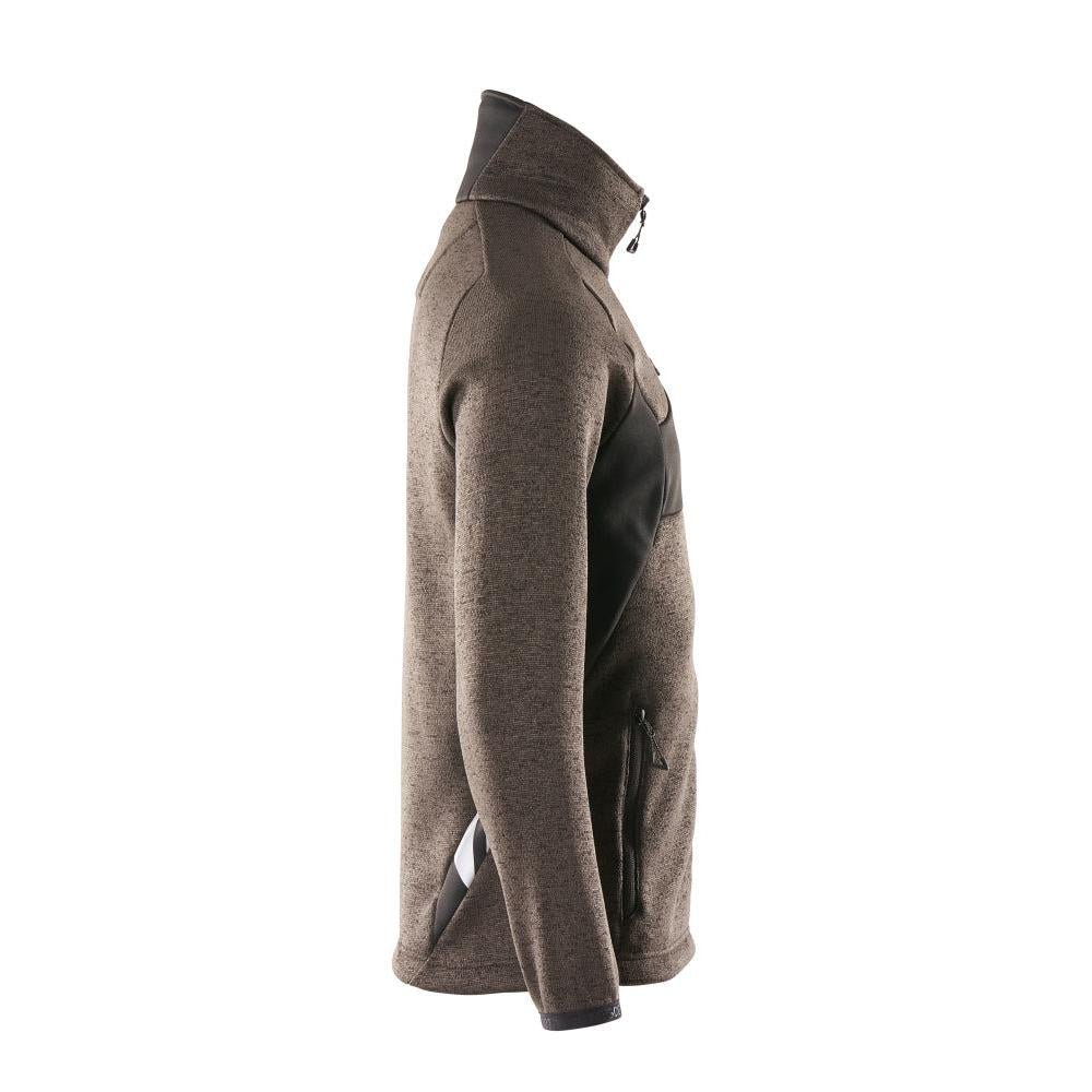 Pletený sveter so zapínaním na zips