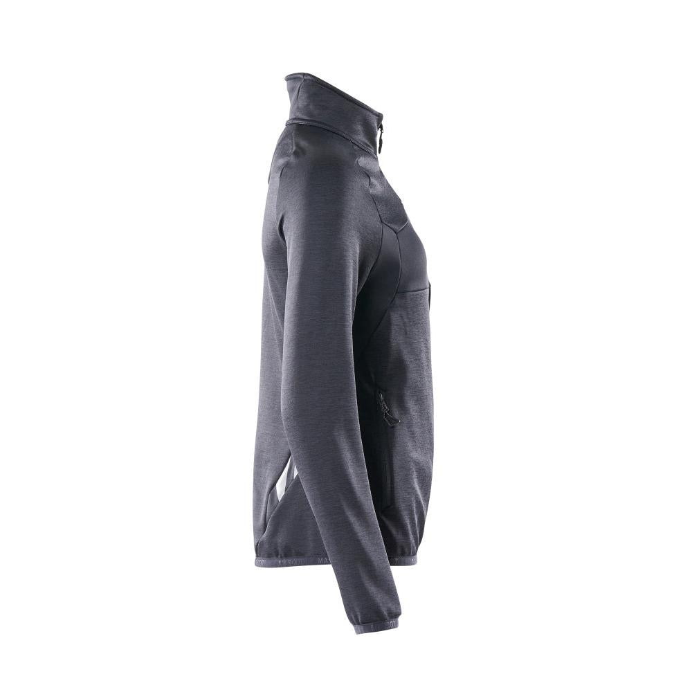 Flísový pulóver na zips, dámska mikroflísová bunda