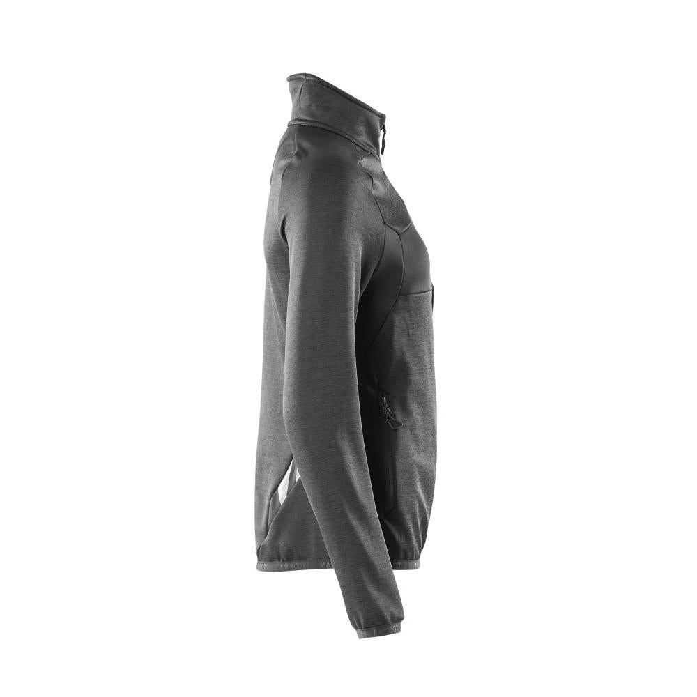 Flísový pulóver na zips, dámska mikroflísová bunda