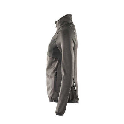 Flísový pulóver na zips, dámska mikroflísová bunda