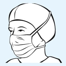 Foliodress maska ​​proti striekaniu | Balenie (40 kusov)