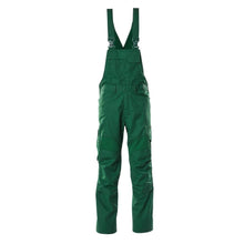Dungarees, vrecká na kolenách, strečové vložky Dungarees, zelené