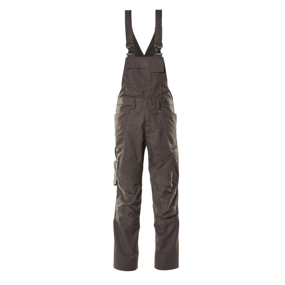 Dungarees, vrecká na kolenách, strečové vložky Dungarees, tmavá antracit