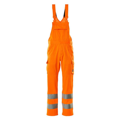 Dungarees, obyčajné montérky, hi-vis oranžové