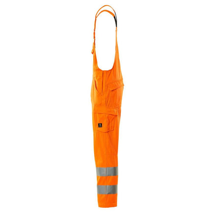 Dungarees, obyčajné montérky, hi-vis oranžové