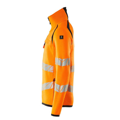 Pletený sveter s krátkym pleteným svetrom na zips