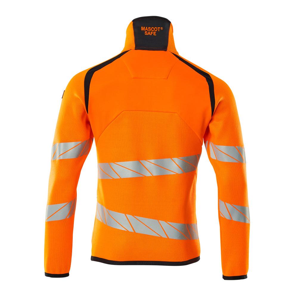 Pletený sveter s krátkym pleteným svetrom na zips
