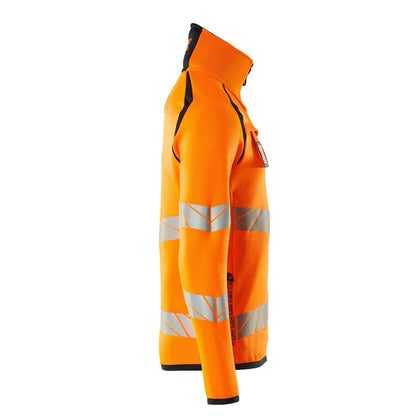 Pletený sveter s krátkym pleteným svetrom na zips