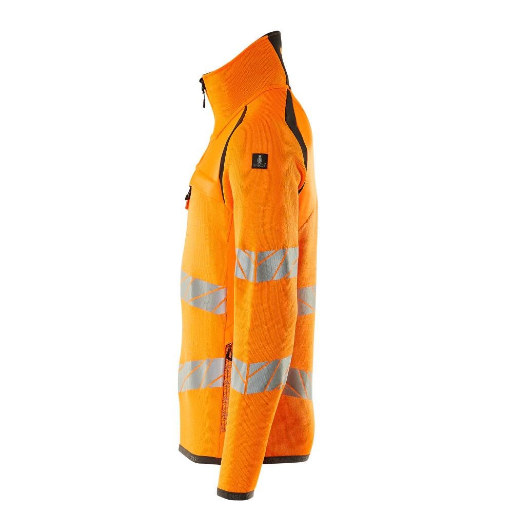 Pletený sveter s krátkym pleteným svetrom na zips