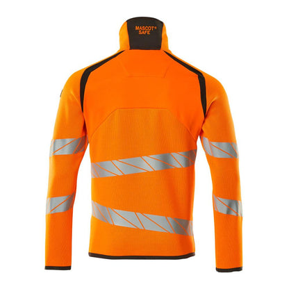 Pletený sveter s krátkym pleteným svetrom na zips