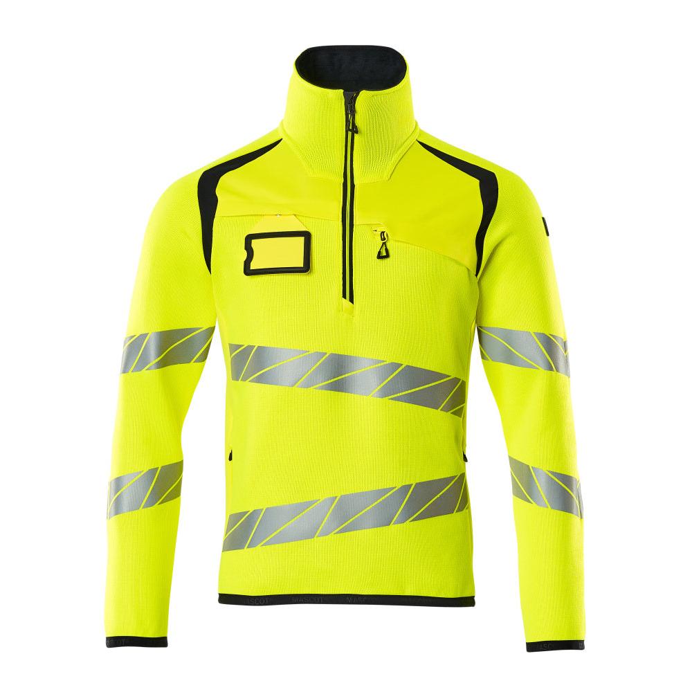 Pletený sveter s krátkym pleteným svetrom na zips