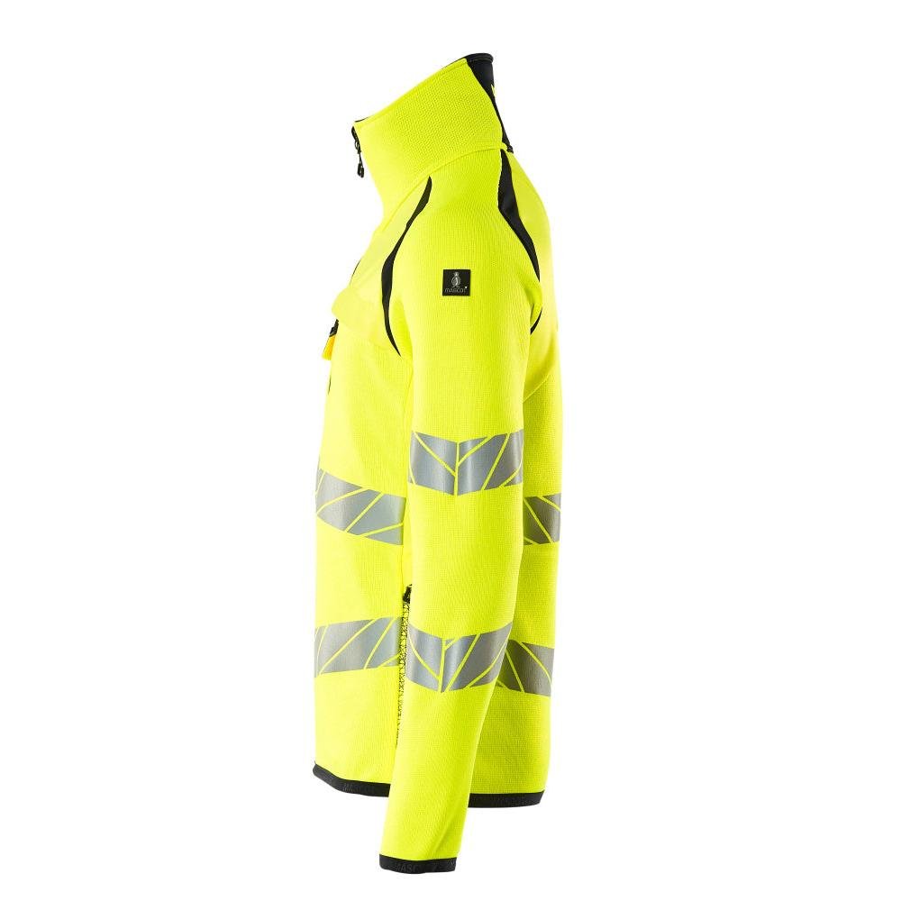 Pletený sveter s krátkym pleteným svetrom na zips