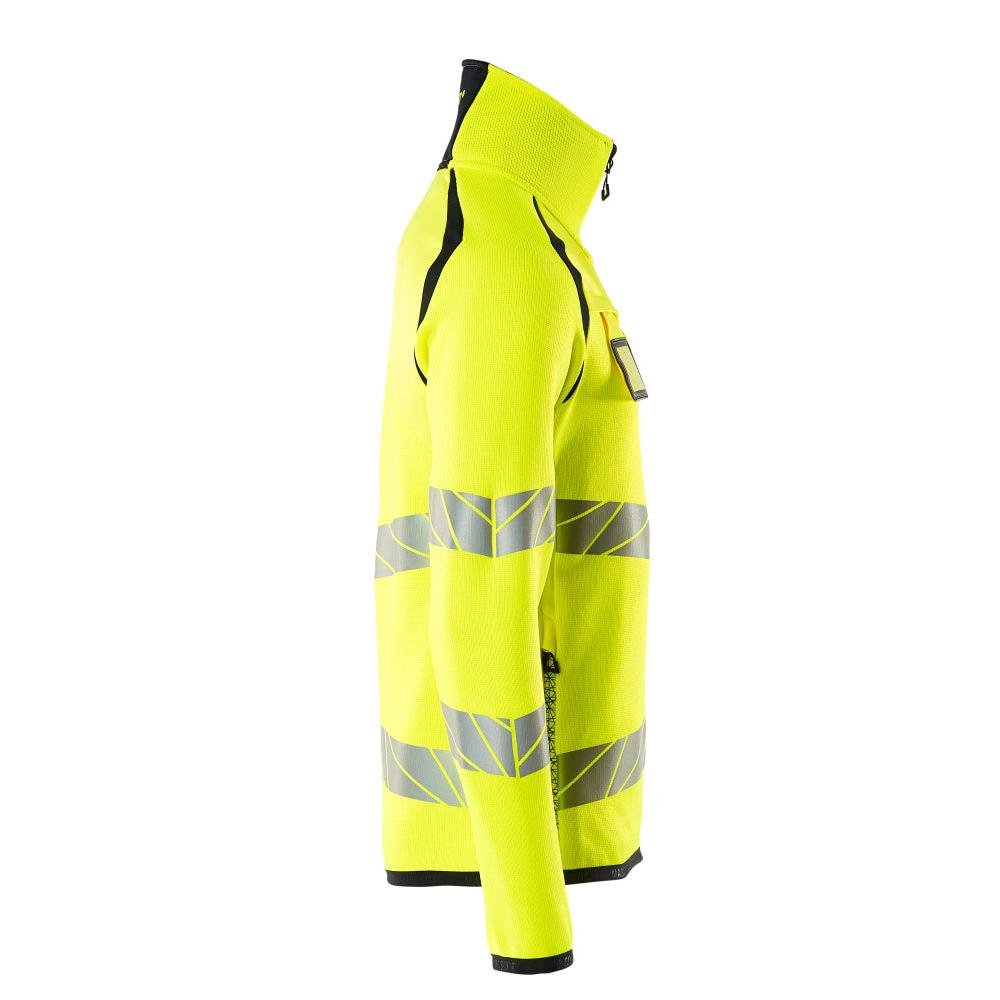 Pletený sveter s krátkym pleteným svetrom na zips