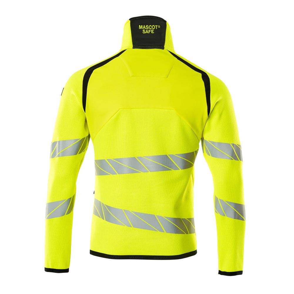 Pletený sveter s krátkym pleteným svetrom na zips