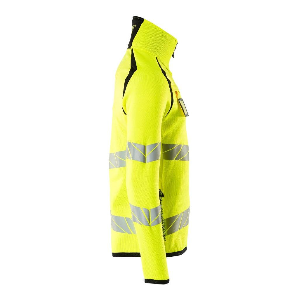 Pletený sveter s krátkym pleteným svetrom na zips