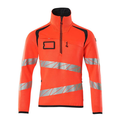 Pletený sveter s krátkym pleteným svetrom na zips