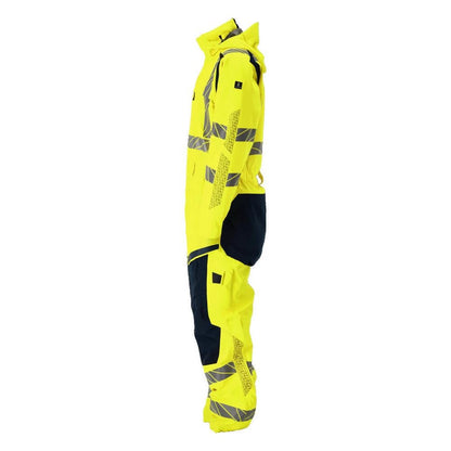 Zimný overal CLIMASCOT®, ľahká zimná kombinácia, hi-vis žltá/čierno-modrá
