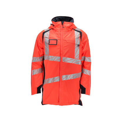 Parka CLIMASCOT® podšívka, ľahká parka, Hi-vis červená/čierno-modrá