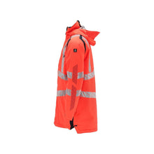 Parka CLIMASCOT® podšívka, ľahká parka, Hi-vis červená/čierno-modrá