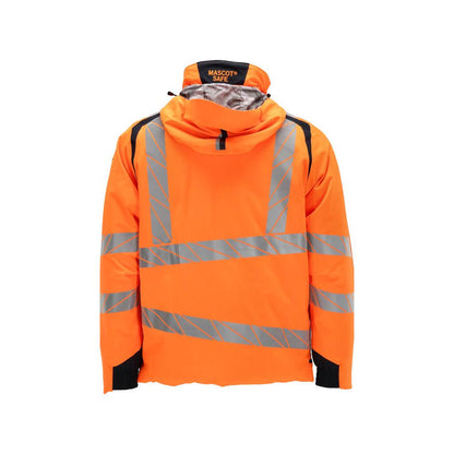 Zimná bunda CLIMASCOT®, ľahká zimná bunda, vysoko oranžová/čierno-modrá