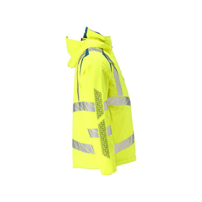 Zimná bunda CLIMASCOT®, ľahká zimná bunda, hi-vis žltá/tmavá petrolejová