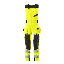 Kombinované nohavice, visiace vrecká, kombinované nohavice ULTIMATE STRETCH, hi-vis žltá/čierna