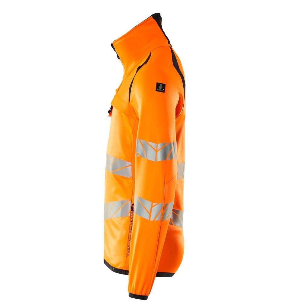 Flísový pulóver s mikroflísovou bundou na zips
