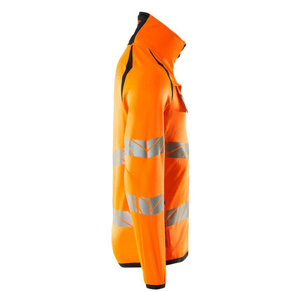 Flísový pulóver s mikroflísovou bundou na zips