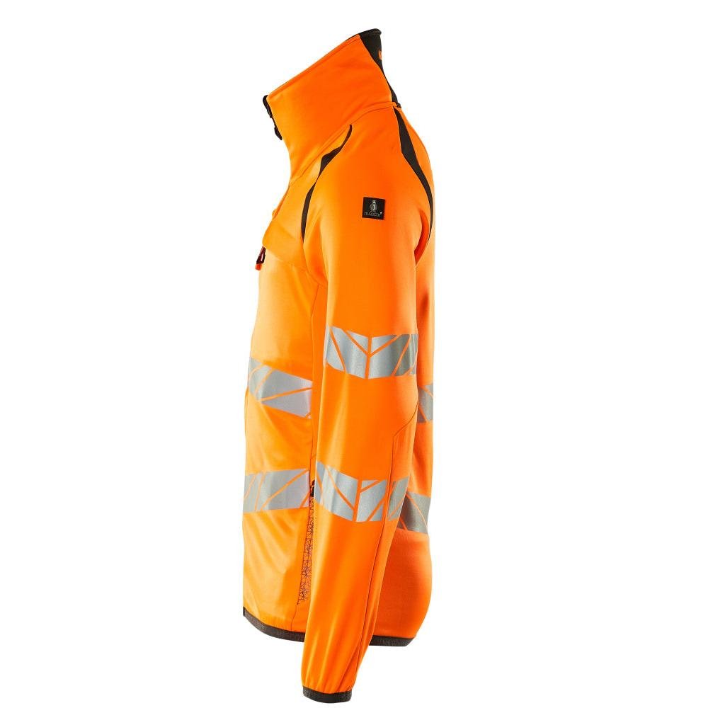 Flísový pulóver s mikroflísovou bundou na zips
