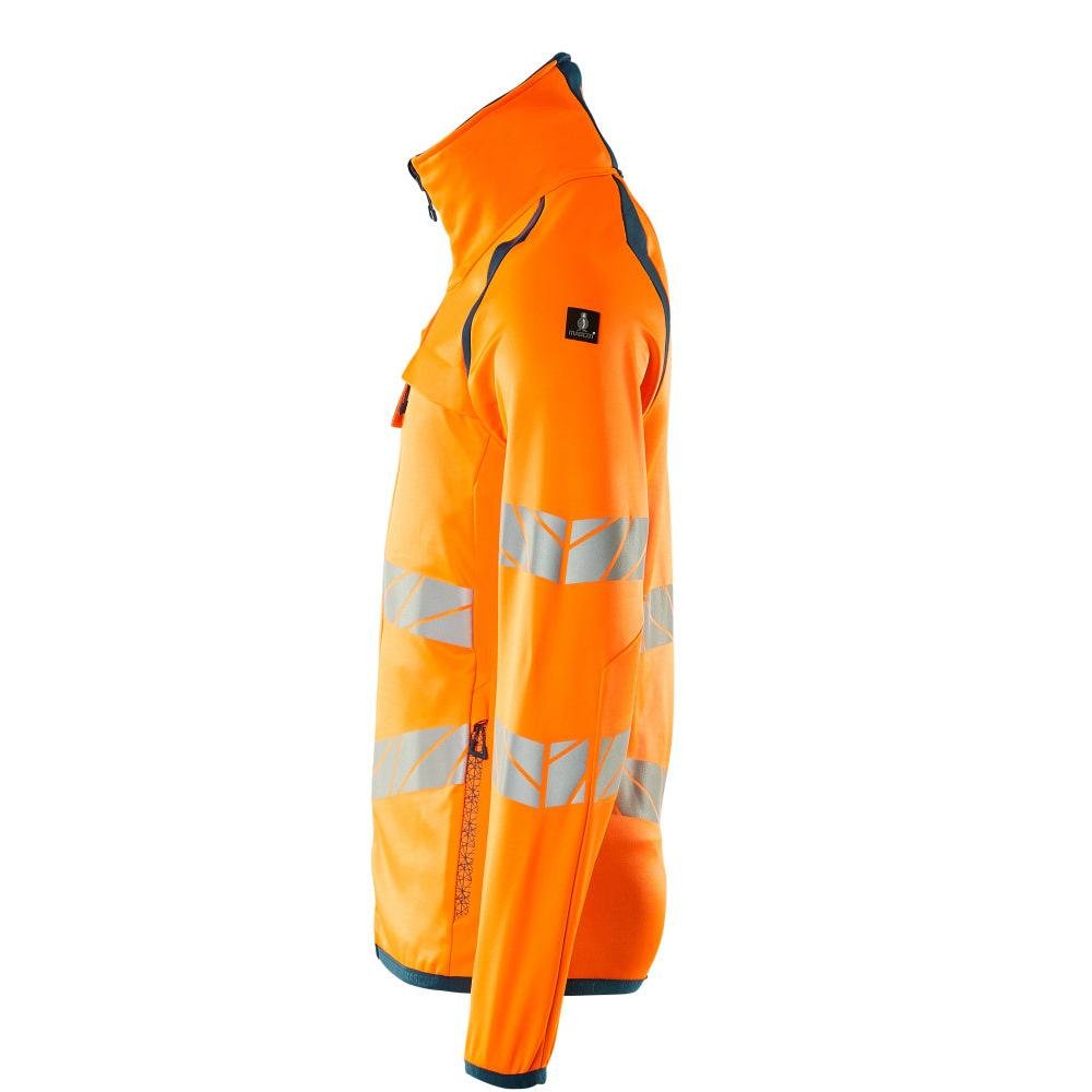 Flísový pulóver s mikroflísovou bundou na zips